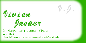 vivien jasper business card